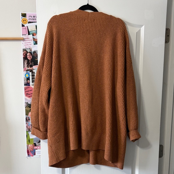 Nine West Orangish Brown Cardigan Sweater - Picture 4 of 4